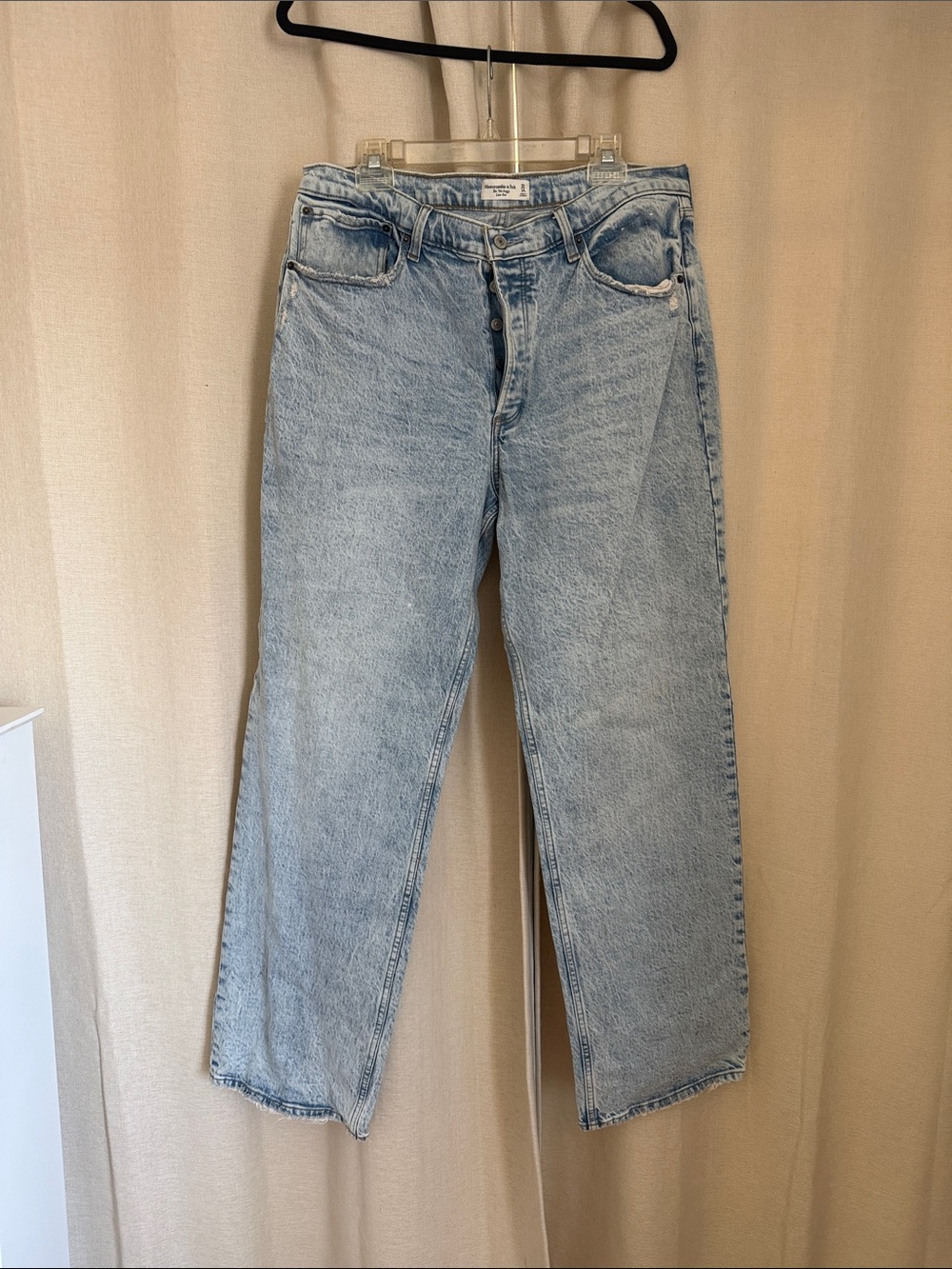 Abercrombie & Fitch Light Blue Boyfriend Jeans
